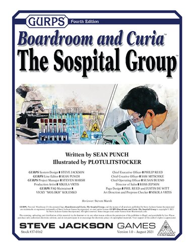 Gurps 4th Edition Boardroom And Curia The Sospital Group Sean Punch