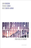 Philosophical Methodology From Data To Theory John Bengson Terence Cuneo