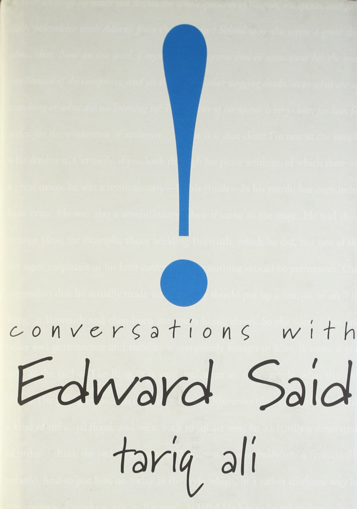 Conversations With Edward Said Edward Said Tariq Ali Editor