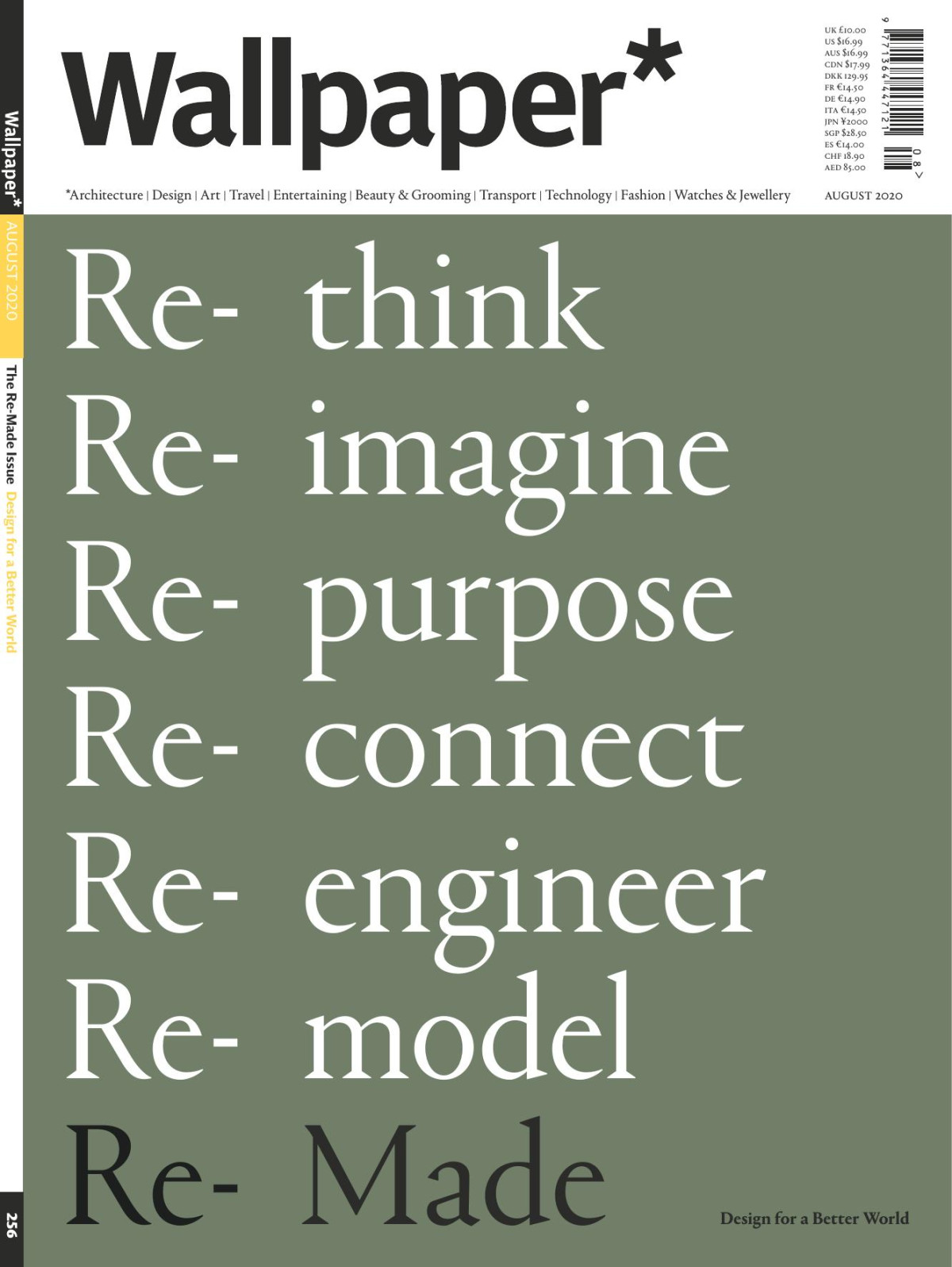 Wallpaper August 2020 The Remade Issue 257th Edition Sarah Douglas Editor In Chief