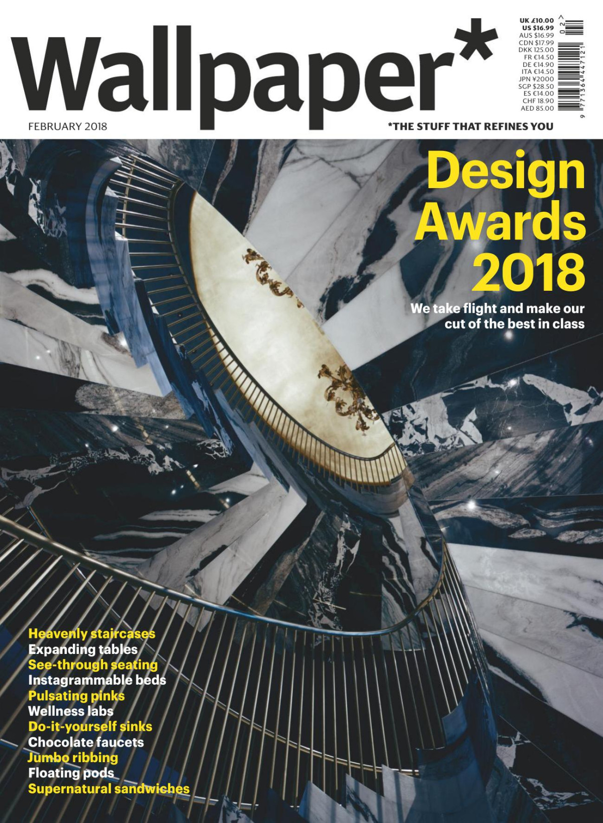 Wallpaper February 2018 Design Awards Issue 227th Edition Nick Compton Acting Editor In Chief