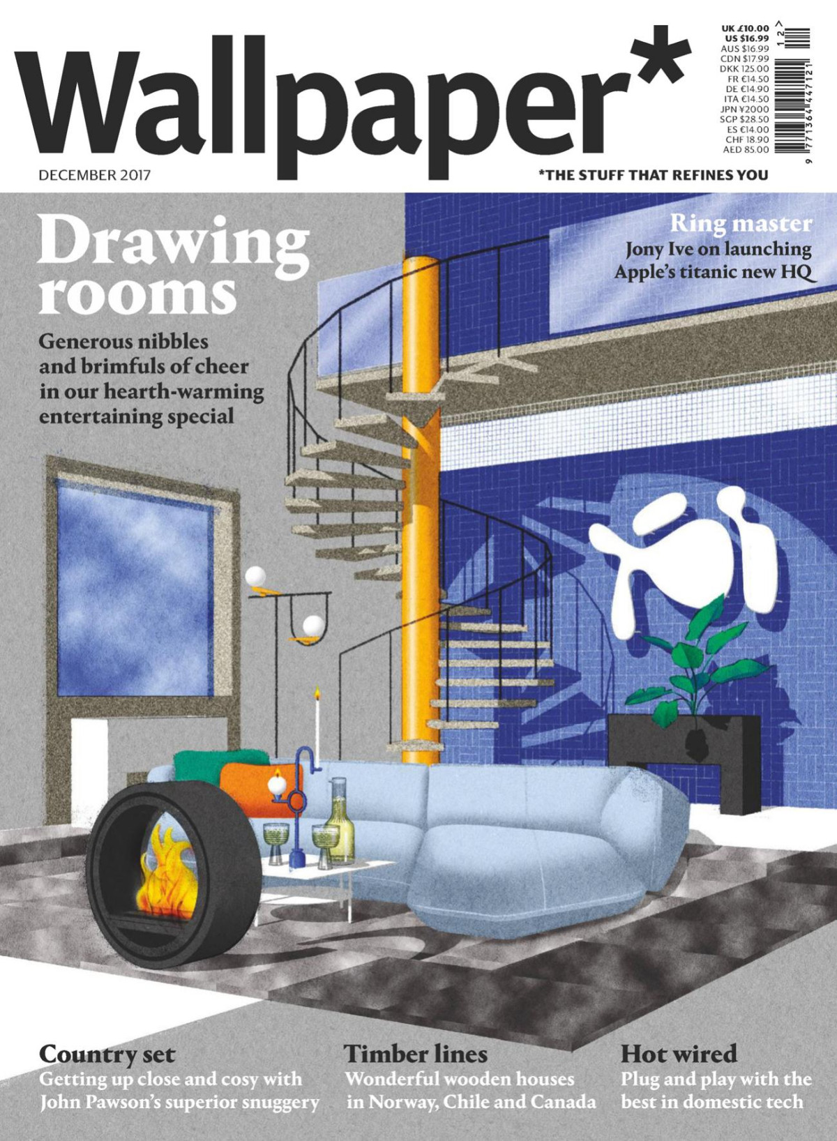 Wallpaper December 2017 The Drawing Rooms Issue 225th Edition Sarah Douglas Editor In Chief