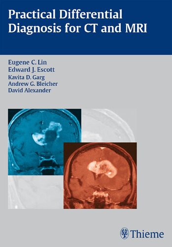 Practical Differential Diagnosis For Ct And Mri 1st Edition Eugene C Lin