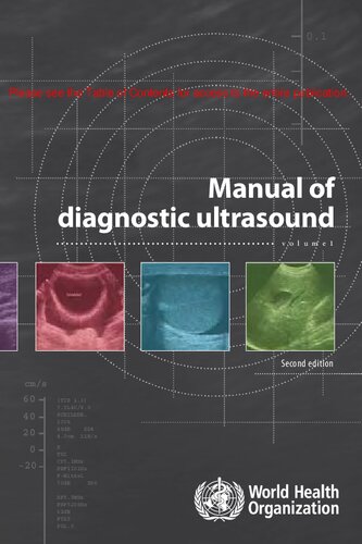 Manual Of Diagnostic Ultrasound 2nd Edition Ht Lutz E Buscarini
