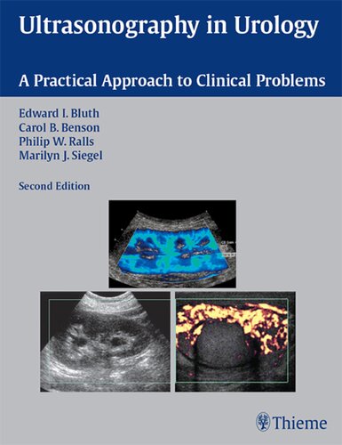 Ultrasonography In Urology A Practical Approach To Clinical Problems 2nd Edition Edward Bluth