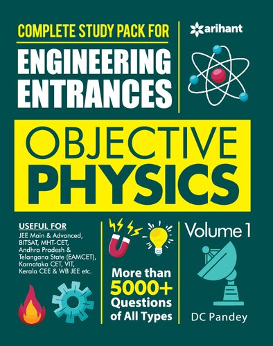 Objective Physics Vol 1 For Engineering Entrances 2022 D C Pandey