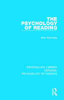 The Psychology Of Reading 1st Edition Alan Kennedy