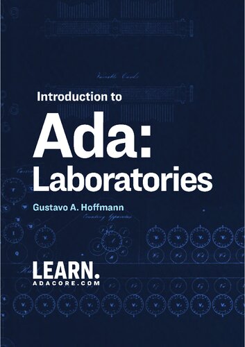 Introduction To Ada Laboratories Gustavo A Hoffmann