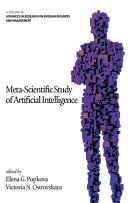 Metascientific Study Of Artificial Intelligence Elena G Popkova