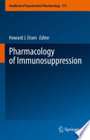 Pharmacology Of Immunosuppression Howard J Eisen