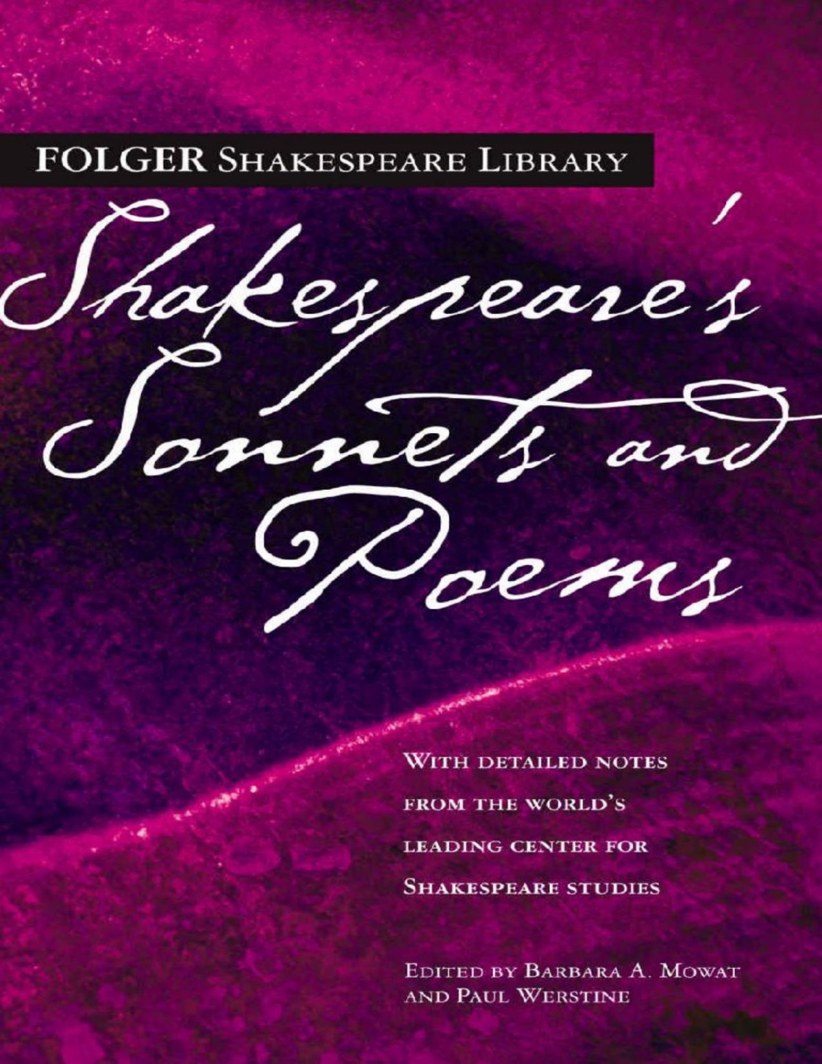 Shakespeares Sonnets Poems Folger Shakespeare Library William Shakespeare