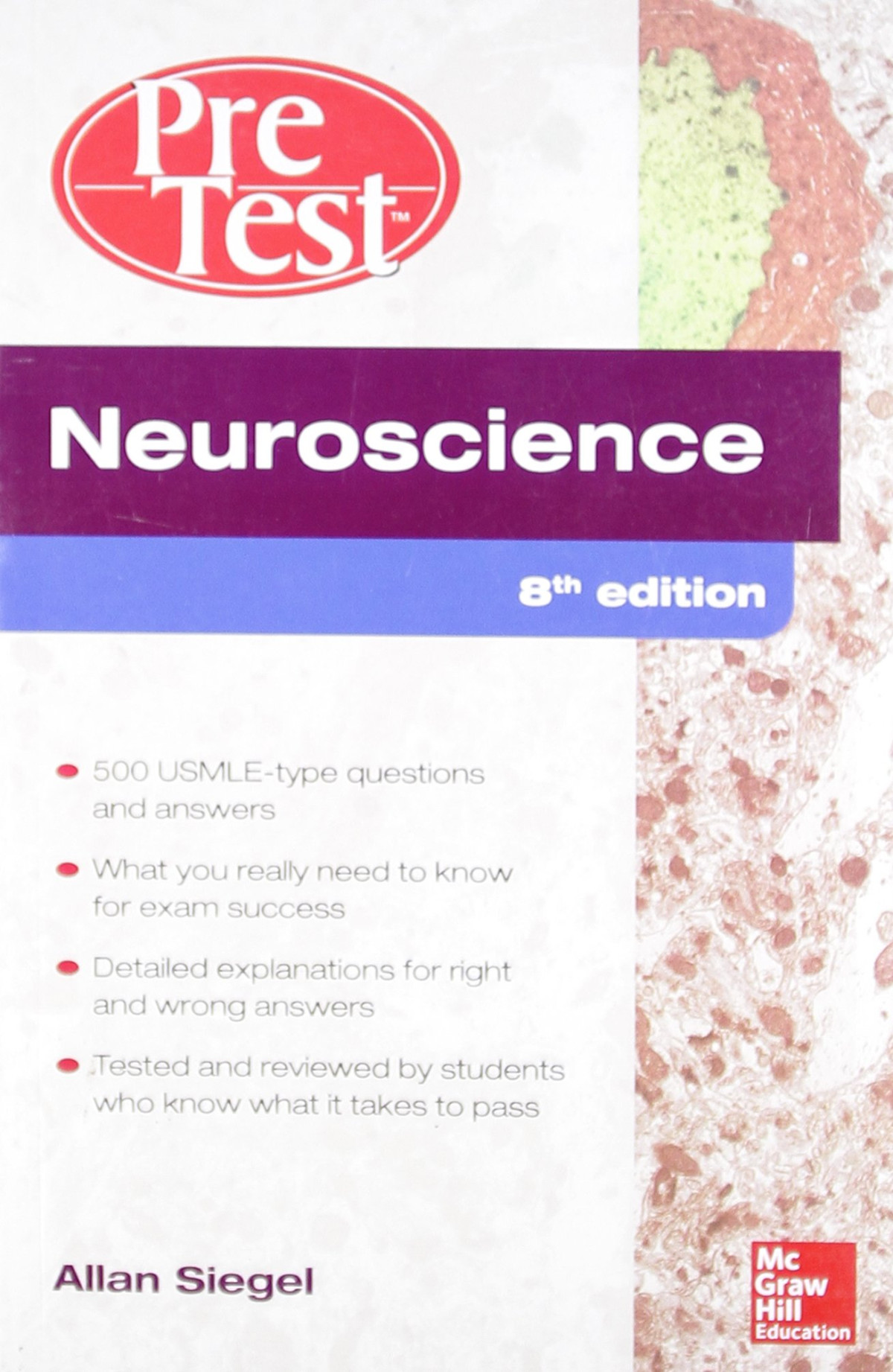 Neuroscience Pretest Selfassessment And Review 8th Edition Allan Siegel