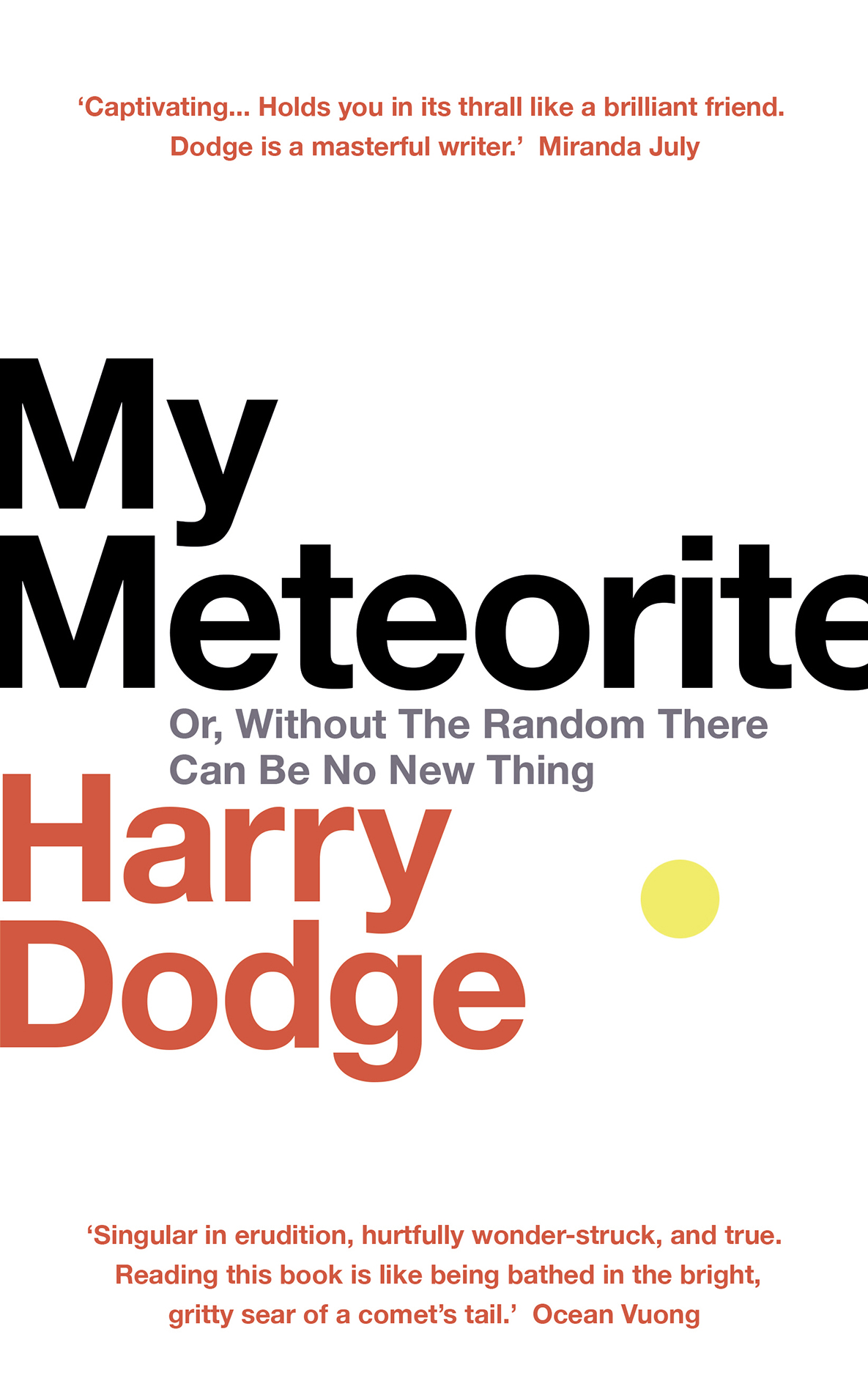 My Meteorite Harry Dodge