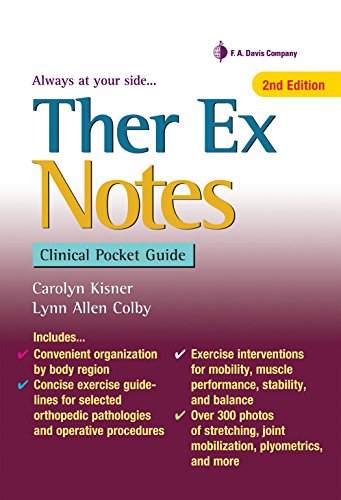 Ther Ex Notes Clinical Pocket Guide 2nd Edition Carolyn Kisner Pt Ms