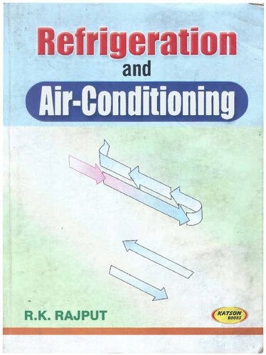 Refrigeration And Air Conditioning 1st Edition Rk Rajput