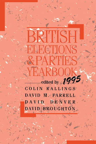 British Elections And Parties Yearbook 2019 David Broughton David Denver David Farrell Colin Rallings