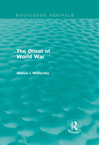 The Onset Of World War Manus I Midlarsky