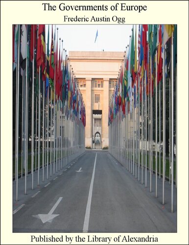 The Governments Of Europe Frederic Austin Ogg