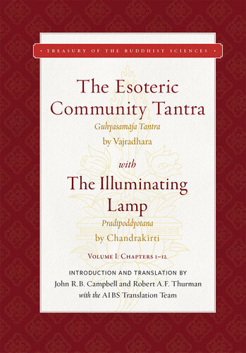 The Esoteric Community Tantra With The Illuminating Lamp Great Vajradhara