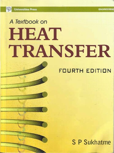 A Textbook On Heat Transfer 4th Edition Suhas Pandurang Sukhatme