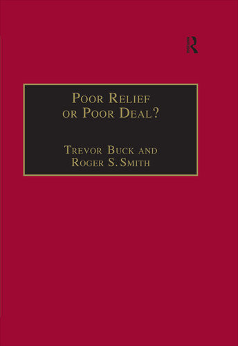 Poor Relief Or Poor Deal The Social Fund Safety Nets And Social Security Trevor Buck Roger S Smith