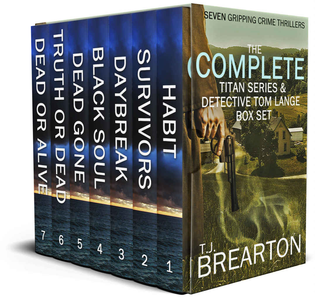 The Complete Titan Series Detective Tom Lange Box Set Seven Gripping Crime Thrillers Tj Brearton