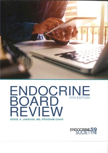 Endocrine Board Review 13th Edition Serge A Jabbour Md Program Chair