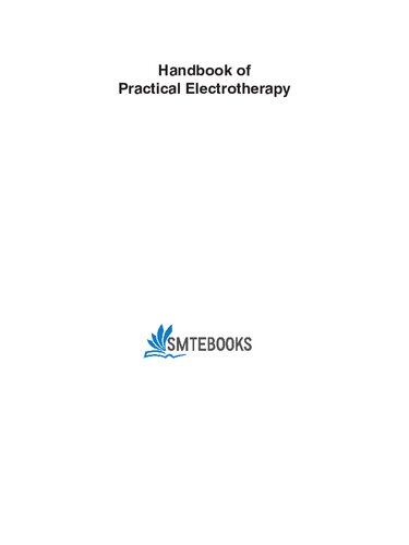 Handbook Of Practical Electrotherapy Pushpal Kumar Mitra