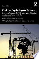 Applied Positive Psychology Improving Everyday Life Schools Work Health And Society Stewart I Donaldson