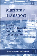 Maritime Transport Mary R Brooks Kenneth Button Peter Nijkamp