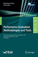 Performance Evaluation Methodologies And Tools 14th International Conference On Performance Evaluation Methodologies And Tools Valuetools 2021 Qianchuan Zhao