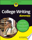 College Writing For Dummies 1st Joe Giampalmi