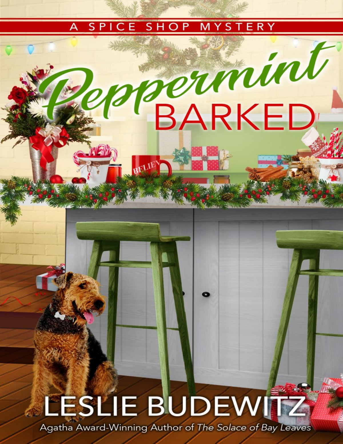 Peppermint Barked Spice Shop Mystery 6 Leslie Budewitz