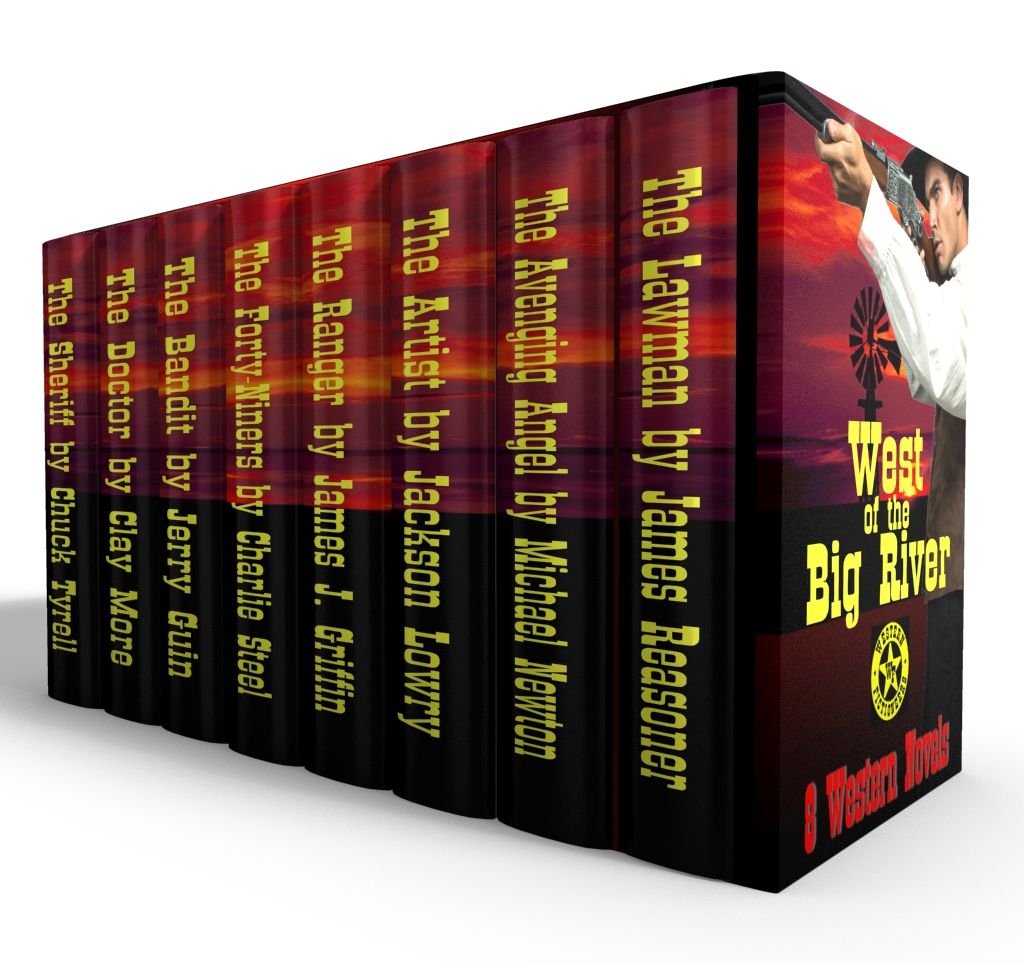 West Of The Big River Box Set 1st Edition James Reasoner Michael Newton