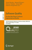 Software Quality The Next Big Thing In Software Engineering And Quality Daniel Mendez