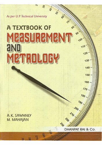 A Textbook Of Measurement And Metrology M Mahajan And Ak Sawhney