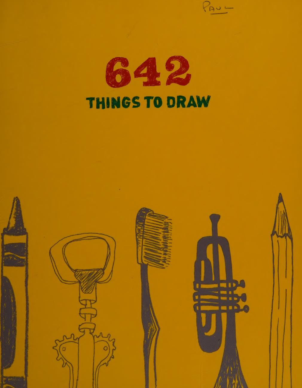 642 Things To Draw Ebook Books Chronicle