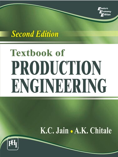 Textbook Of Production Engineering 2nd Edition Kc Jain And Ak Chitale