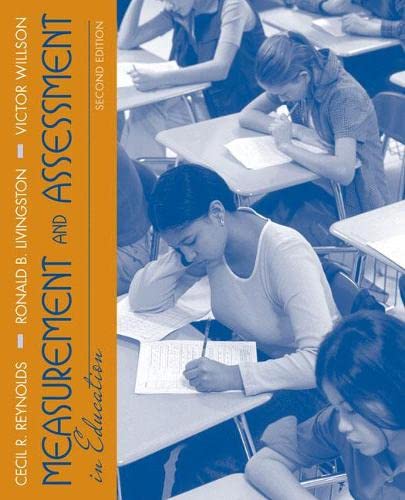 Measurement And Assessment In Education 2nd Edition Cecil R Reynolds