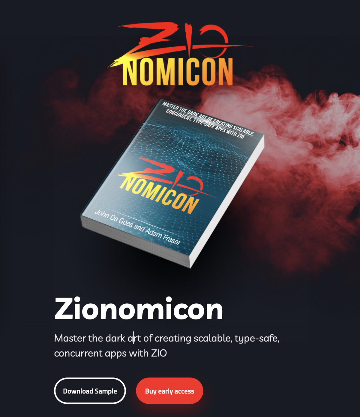 Zionomicon 1st John De Goes Adam Fraser