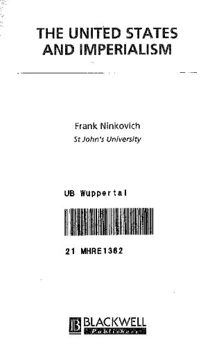The United States And Imperialism Frank A Ninkovich
