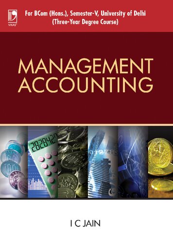 Management Accounting 1st Edition Ic Jain