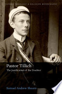 Pastor Tillich The Justification Of The Doubter Samuel Andrew Shearn