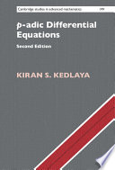 Padic Differential Equations Second Edition 2nd Edition Kiran S Kedlaya
