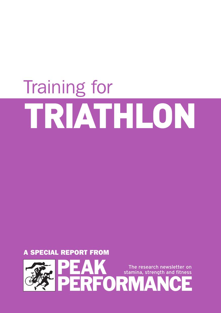 Training For Triathlon 1st Edition Sam Bordiss
