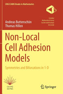 Nonlocal Cell Adhesion Models Symmetries And Bifurcations In 1d 1st Edition Andreas Buttenschn