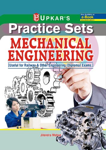Practice Sets Mechanical Engineering 1st Edition Prof Jitendra Mohan