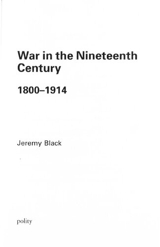 War In The Nineteenth Century 18001914 Jeremy Black