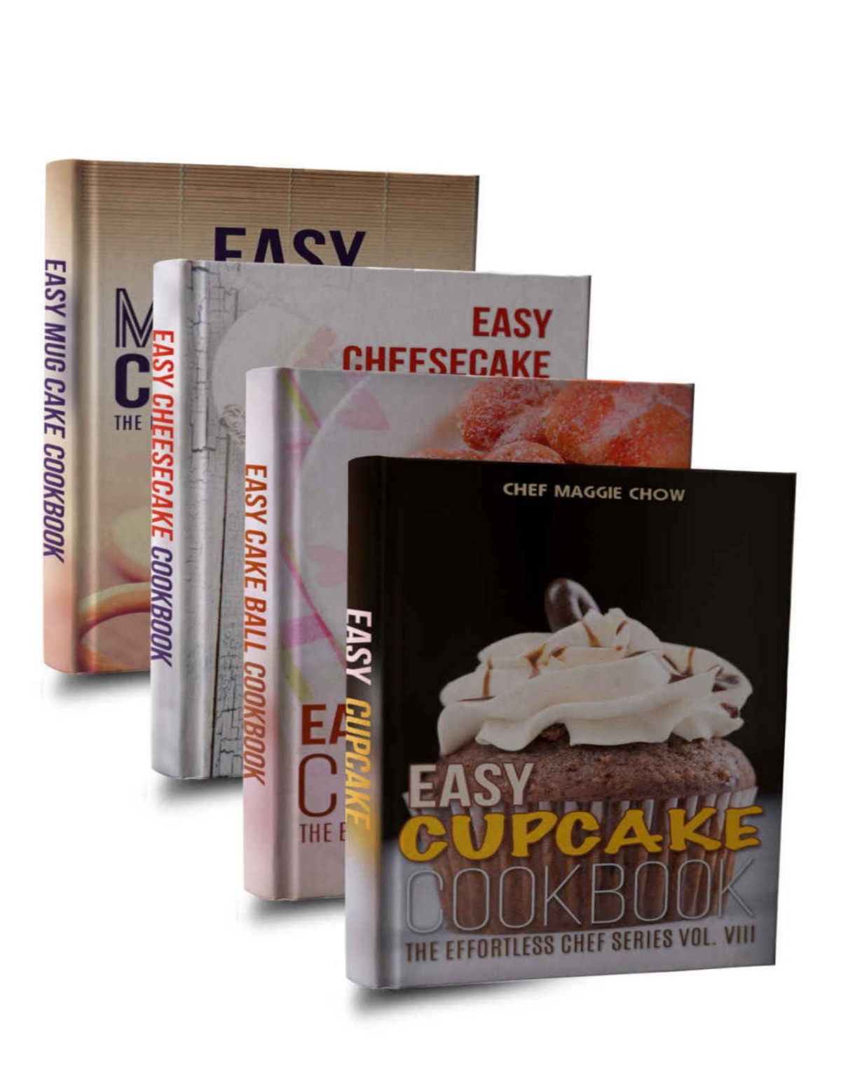 Easy Cake Cookbook Box Set Easy Cupcake Cookbook Easy Mug Cake Cookbook Easy Cake Ball Cookbook Easy Cheesecake Cookbook Chef Maggie Chow