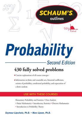 Schaums Outline Of Probability Second Edition 2nd Edition Seymour Lipschutz